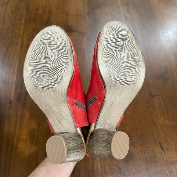 Miz Mooz Bella Leather Peep-Toe Heeled Sandals Size EU 42 - Picture 9 of 9